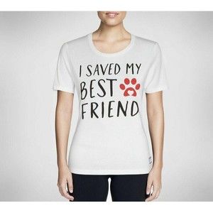 Bobs from Skechers "I Saved My Best Friend" Crew Tee Shirt Size S